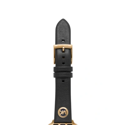 Image of Michael Kors Apple Straps Watch accessory, Women&#039;s, Size: One Size, Black