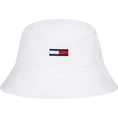Image of Tommy Jeans FLAG Bucket HAT Hat, Men&#039;s, Size: ONE, White