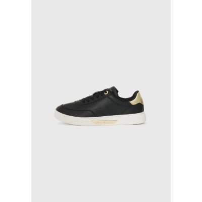 Image of Tommy Hilfiger Essential CHIC Court Trainers, Women&#039;s, Size: 5, Black shoes