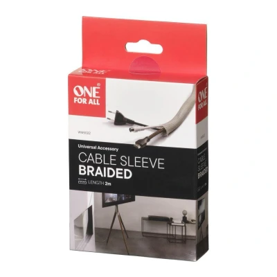 Image of ONE FOR ALL WM5022 Braided Cable Management Sleeve