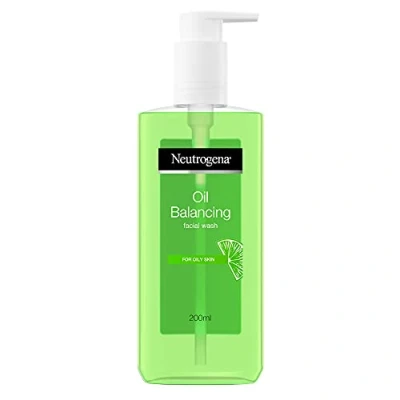 Image of Neutrogena Oil Balancing Facial Wash with Lime and Aloe Vera for Oily Skin 200ml