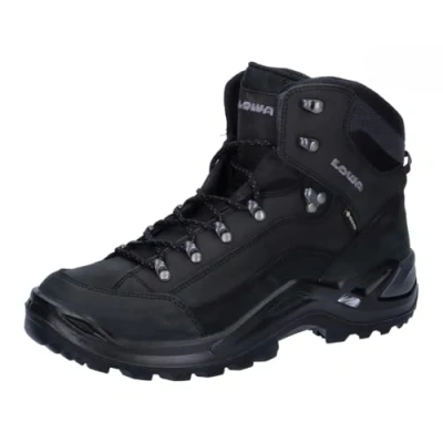 Image of Lowa Renegade GTX Mid Men&#039;s Hiking Shoes, black, 11½