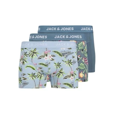 Image of Jack &amp; Jones BIRD 3 pack Pants, Men&#039;s, Size: Large, Chambray blue oceanview