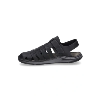 Image of Josef Seibel Maverick Walking sandals, Men&#039;s, Size: 6.5, Schwarz Leather
