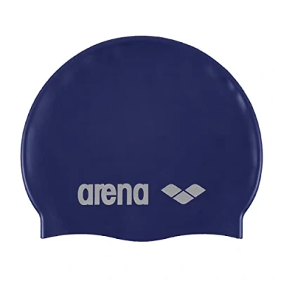 Image of arena Classic Silicone Unisex Swimming Cap, Cap Women and Men, with Reinforced Edge, Soft Resistant