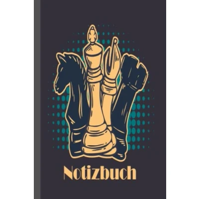 Image of Schach Notizbuch: Notizbuch breit liniert, liniertes Papier für Schule, Studenten, Geschenk Kinder, Jungen, Mädchen, Notizbuch, liebhaber