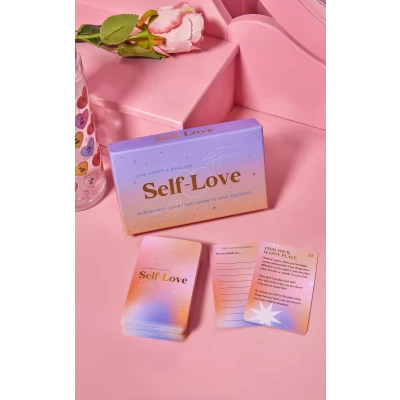Image of Gift Republic Live Happy &amp; Practice self Love 100 Card Pack to build confidence and acceptance.