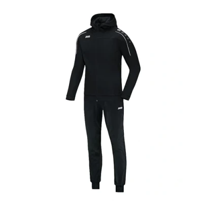 Image of JAKO Classico M9450 Children&#039;s Tracksuit with Hood 128 cm Polyester Black