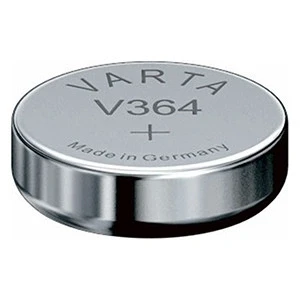 Image of SR 621 SW / 60 V 364 1BL Button Battery Round Cell Silver Oxide 1 Blister Pack V364 SR60)