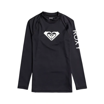 Image of Roxy Whole Hearted Rash vest, Women&#039;s, Size: XL, Anthracite