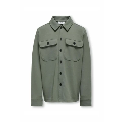 Image of Only &amp; sons junior Osjnew Kodyl SWT Noos Boys&#039; Overshirt, Castor Gray, 134 140