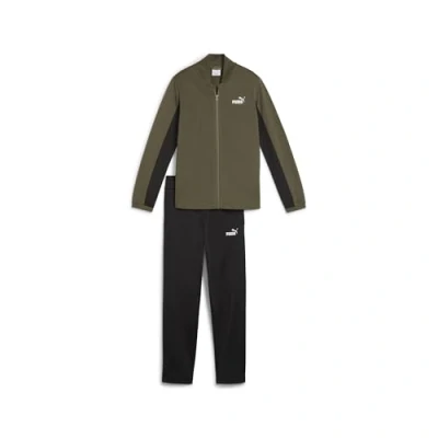 Image of Puma Baseball SUIT Unisex SET Tracksuit for kids, Size: 14y (13 14y), Loden green