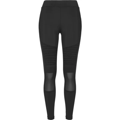 Image of Urban Classics Ladies TECH MESH Leggings Trousers, Women&#039;s, Size: XS, Black