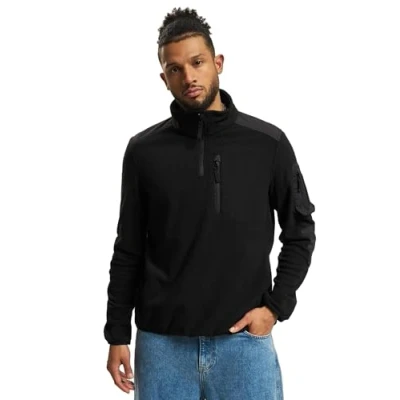 Image of Brandit Troyer Ripstop Fleece jacket, Men&#039;s, Size: 7XL, Black