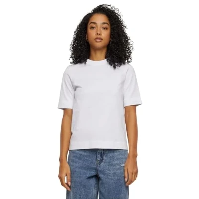 Image of Urban Classics Classy Basic Tshirt, Women&#039;s, Size: Large, White