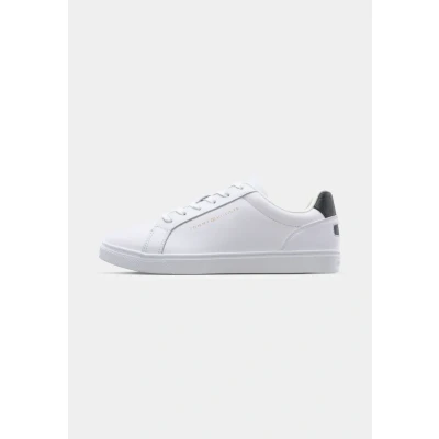 Image of Tommy Hilfiger Essential Cupsole Trainers, Women&#039;s, Size: 3.5, White leather and imitation