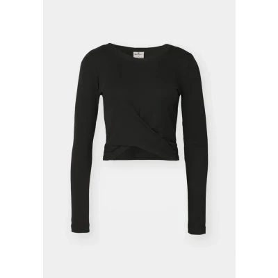 Image of Champion Emotional Dance Crewneck Long Sleeve sleeved top, Women&#039;s, Size: Large, Black