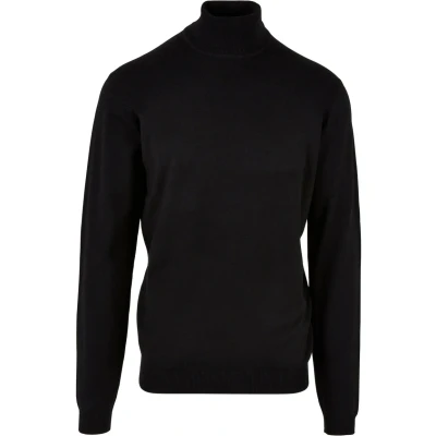 Image of Urban Classics Turtleneck Jumper, Men&#039;s, Size: Large, Black