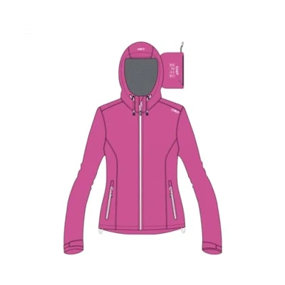Image of CMP Woman Jacket FIX HOOD Waterproof jacket, Women&#039;s, Size: 34, Pink