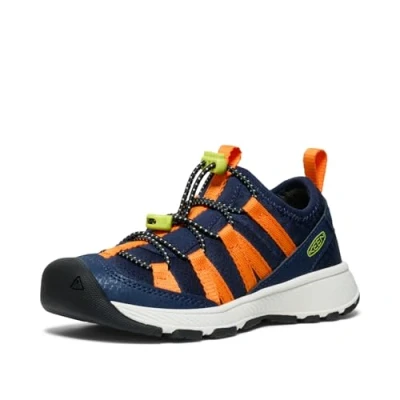 Image of Keen Motozoa Children Unisex Hiking shoes for kids, Size: 12k, Blue Imitation leather/ textile