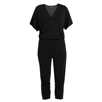 Image of Urban Classics Curvy Jumpsuit, Women&#039;s, Size: 3XL, Black
