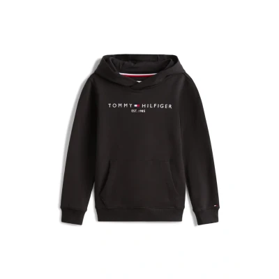 Image of Tommy Hilfiger Unisex Children&#039;s Essential Hoodie Hoodies, Black (Black), 74