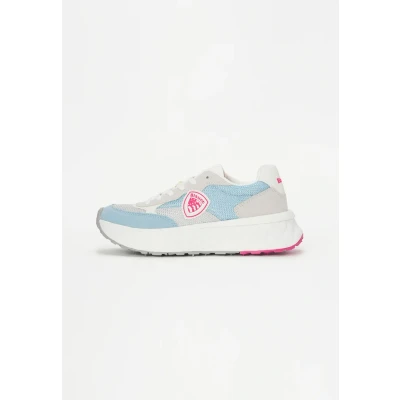 Image of Blauer LYNN Trainers, Women&#039;s, Size: 40, Light blue/fuxia shoes
