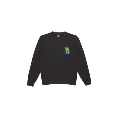 Image of Quiksilver Graphic MIX CREW Sweatshirt, Size: Small, Black