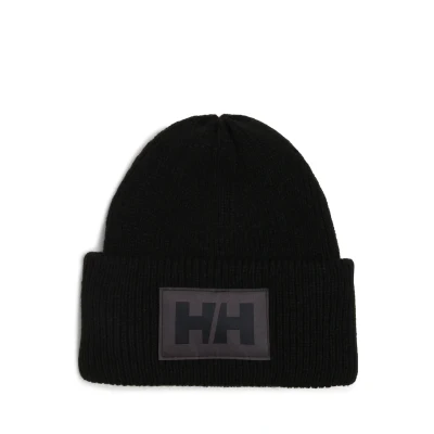 Image of Helly Hansen HH Rib Beanie Hat, 990 BLACK, STD, One Size