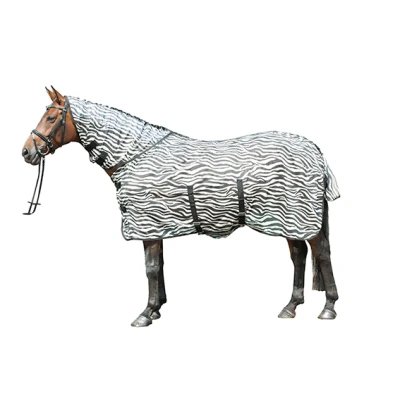 Image of HKM Fly Rug Zebra with neck
