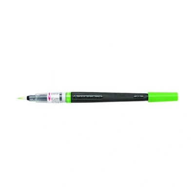 Image of Pentel Arts Colour brush, Light Green (dye) ink, 1 blister of paint XGFL 111X