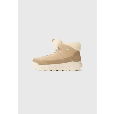 Image of UGG Women&#039;s Terretrail Cozy Lace Fashion Boot, Sand, 8 UK