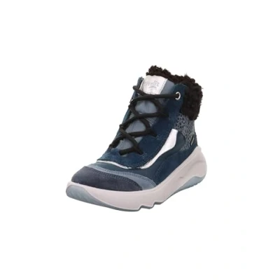 Image of Superfit Melody Laceup ankle boots multicoloured for kids, Size: 1, Multi coloured Leather and textile