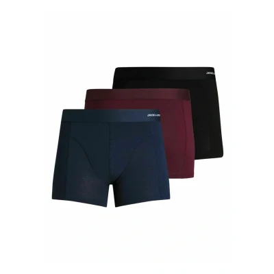 Image of Jack &amp; Jones Men&#039;s Boxer Shorts, Port Royale/Detail: Black Navy Blazer, XL