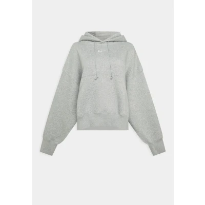 Image of Nike Sportswear W NSW Style FLC PO Hoodie OOS Hoodie, Women&#039;s, Size: XS, Grey heather