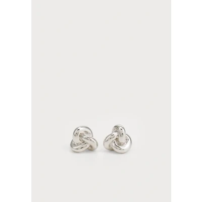 Image of kate spade new york Double KNOT Earrings silvercoloured, Women&#039;s, Size: One Size, Silver/coloured