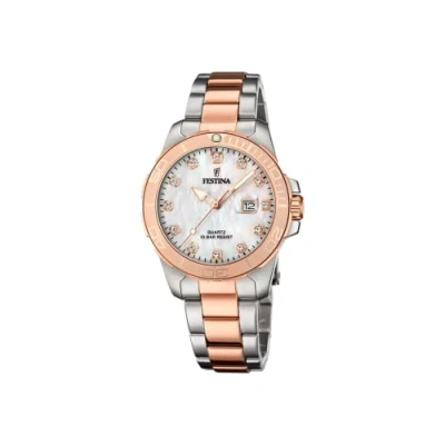 Image of Festina Boyfriend Collection Watch, Women&#039;s, Size: One Size, Rose gold coloured