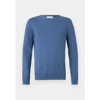 Image of Selected Homme Slhberg CREW NECK Jumper oceana, Men&#039;s, Size: Small, Oceana