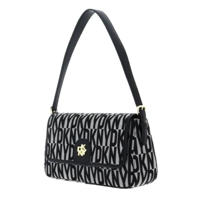 Image of DKNY Women&#039;s R3132r33 xlb 1 Shoulder bag, Black Logo/Black, Medium, M