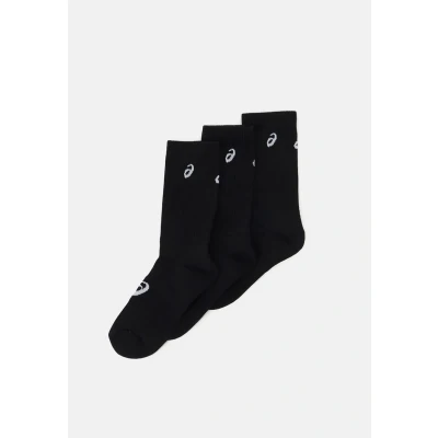 Image of Asics CREW SOCK 3 PACK Sports socks, Size: 2 5, Black