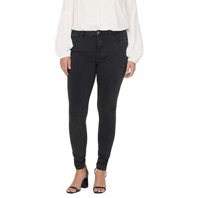 Image of ONLY Carmakoma Women&#039;s Skinny fit Jeans, Dark Grey Denim, 44W / 32L