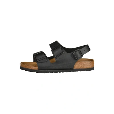 Image of Birkenstock Milano Sandals, Size: 9.5, Black Synthetics