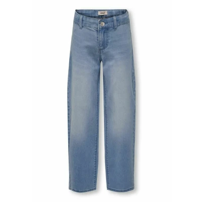 Image of ONLY Girls Straight leg jeans for kids, Size: 13y, Light blue denim