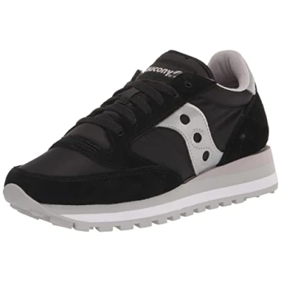 Image of Saucony JAZZ Triple Trainers, Women&#039;s, Size: 5.5, Black/silver
