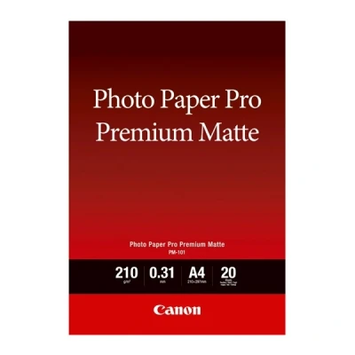 Image of Canon 8657B005 Pro Premium PM 101 Smooth Matte Photo Paper 310 Micron A4 (210 x 297 mm) 210 g/