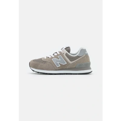 Image of New Balance WL574 Trainers, Women&#039;s, Size: 3.5, Grey Leather and textile