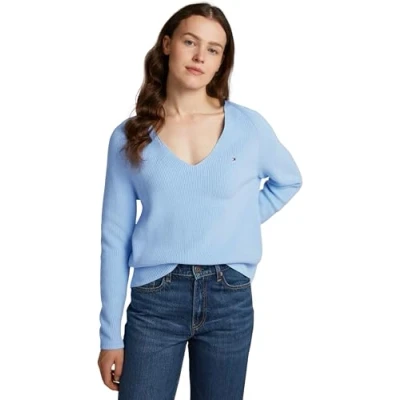 Image of Tommy Hilfiger Jumper, Women&#039;s, Size: Small, Vessel blue