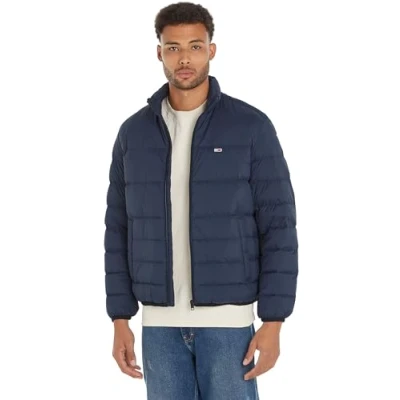 Image of Tommy Jeans Light Jacket Down jacket, Men&#039;s, Size: 36/38, Dark night navy