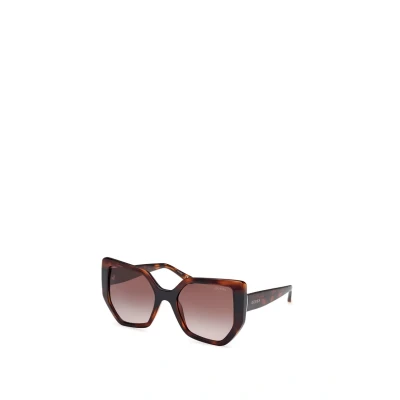 Image of Guess Sunglasses, Women&#039;s, Size: 55, Dark avana/brown