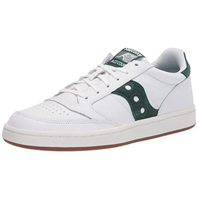 Image of Saucony JAZZ Court Unisex Trainers, Size: 4, White Leather